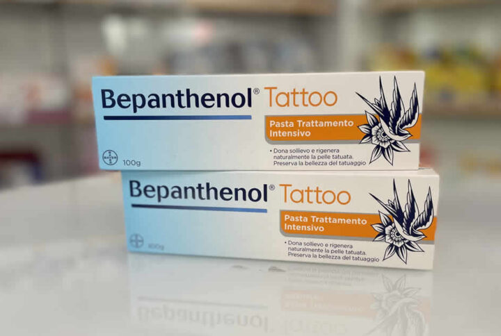 Bepanthenol tattoo